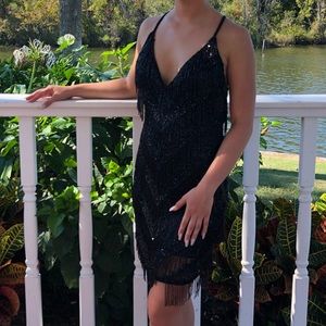 Black homecoming dress